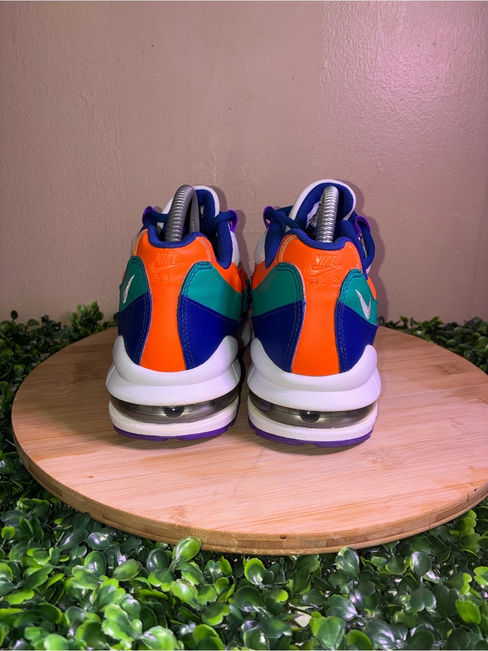 🔥 NIKE AIR MAX 95 GYM NEPTUNE GS SNEAKER SIZE YOUTH 6.5 WOMENS 7.5 307565-412 - Picture 4 of 9